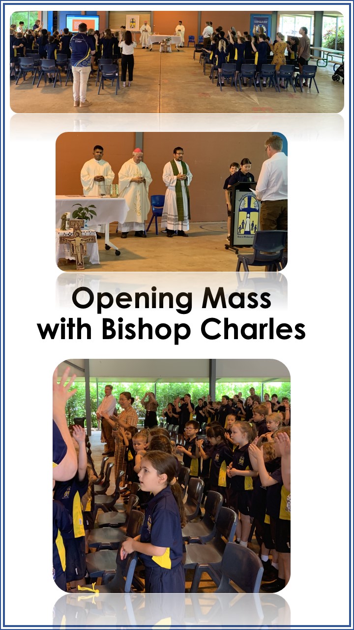Opening Mass with Bishop Charles